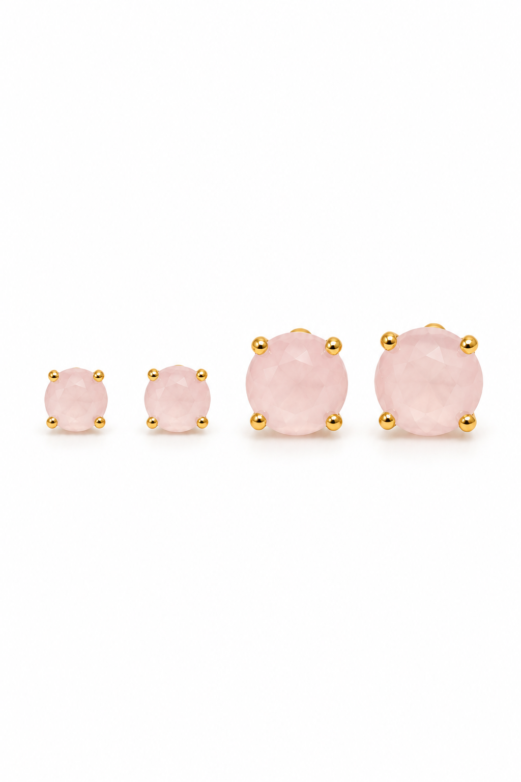 Rose Quartz Studs