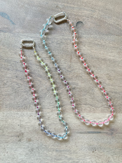 Rainbow Cord Necklace