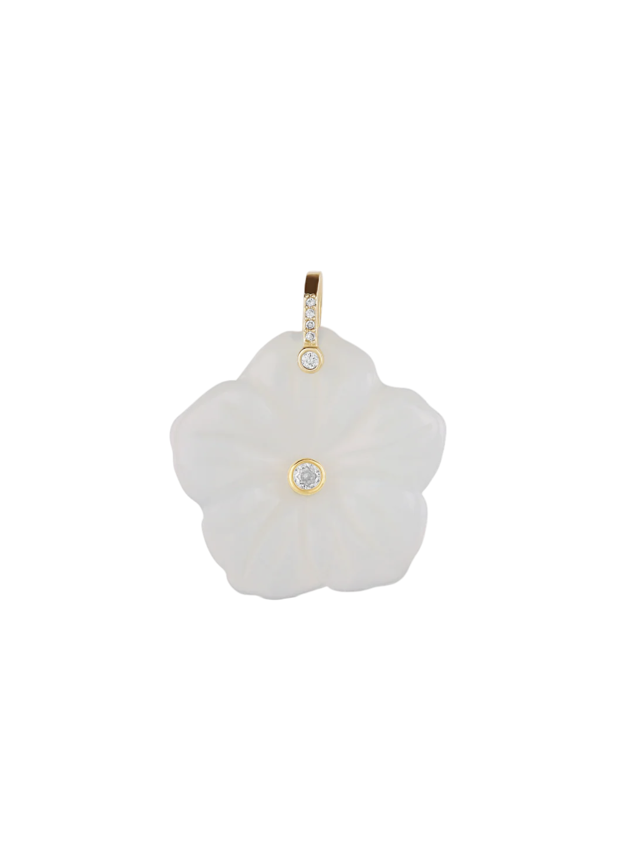 Carved Flower Charm