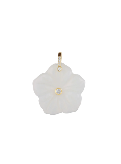 Carved Flower Charm