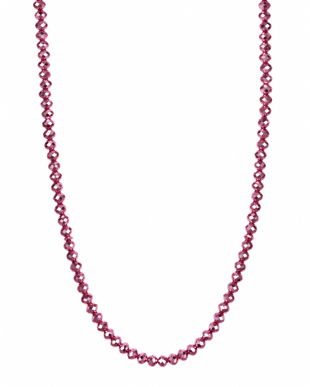 Mirrorball Necklace — Pink