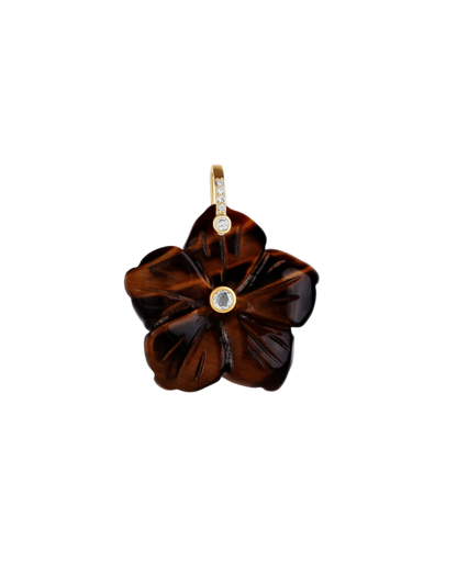 Carved Flower Charm