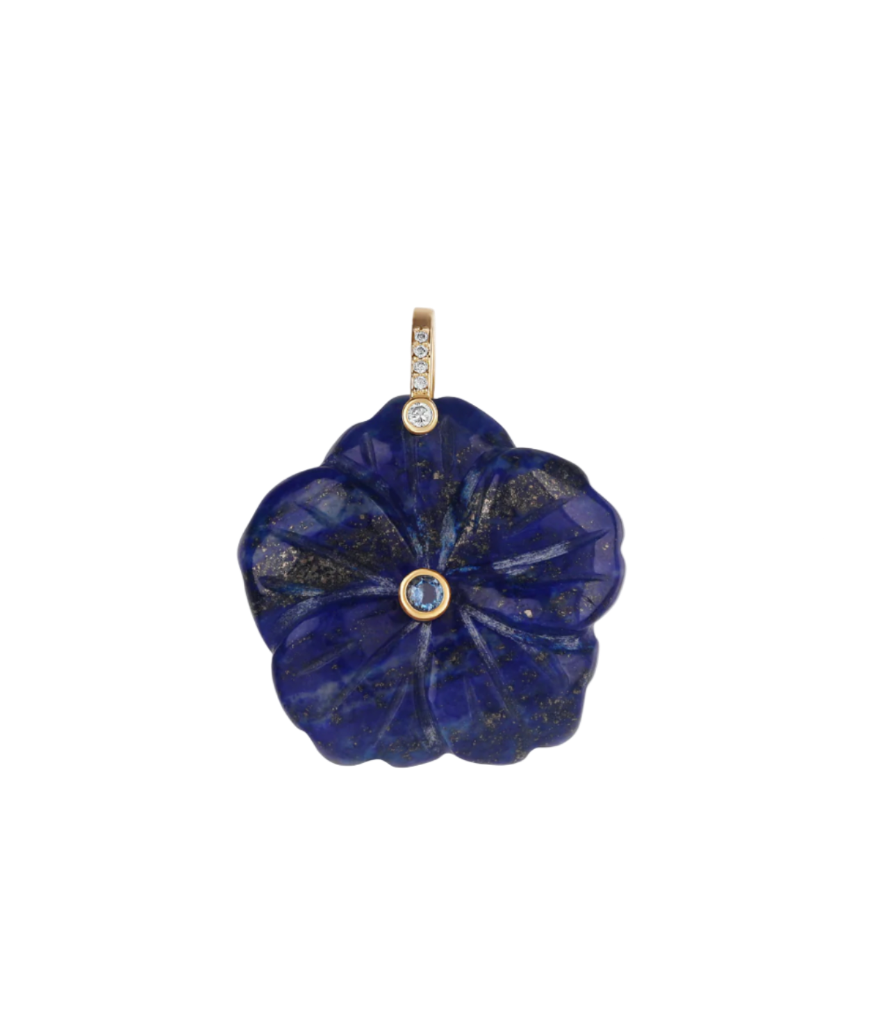 Carved Flower Charm
