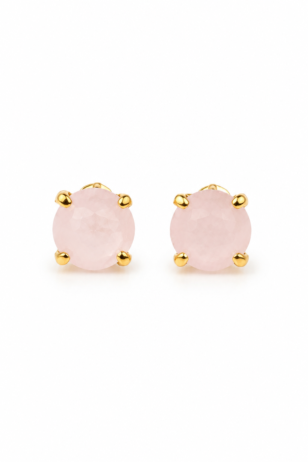Rose Quartz Studs