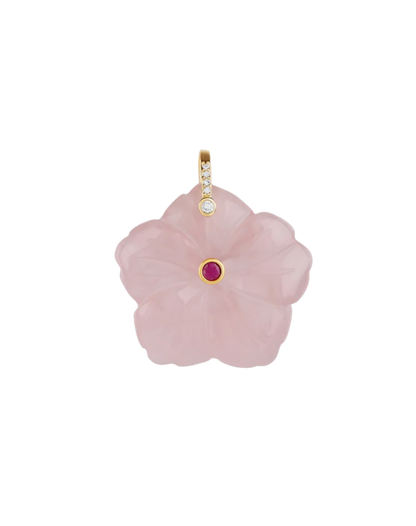 Carved Flower Charm