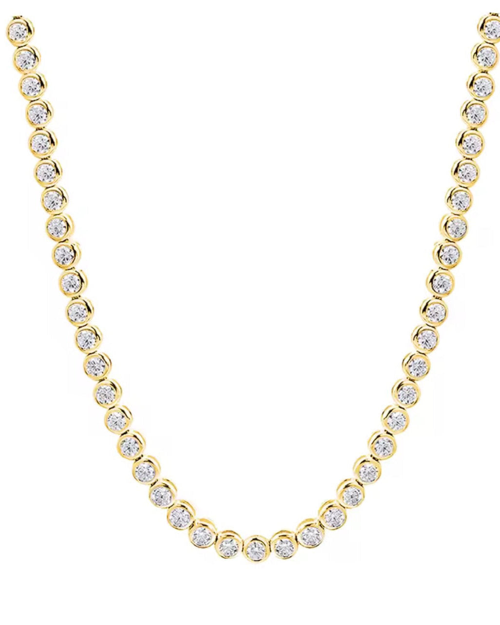Tennis Bezel Neclace