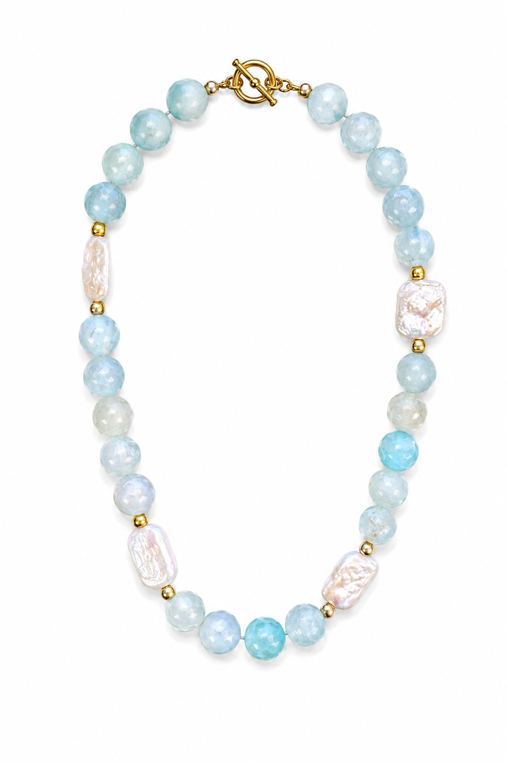 Baby Blue Pearl Necklace