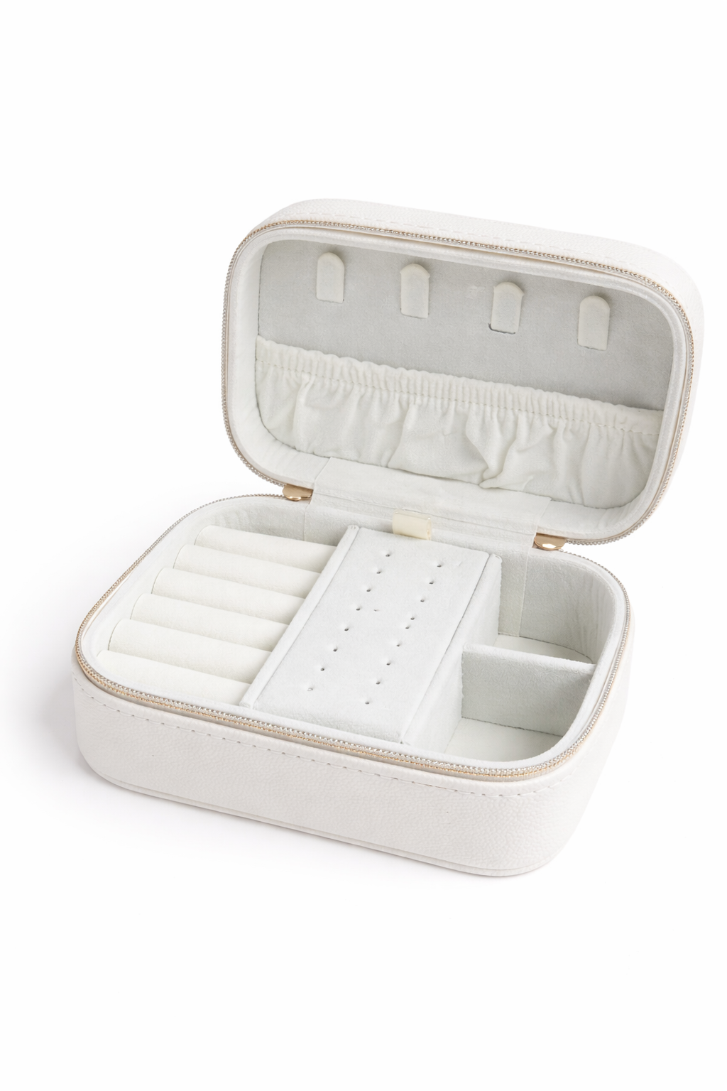 Mini Leather Travel Jewelry Box