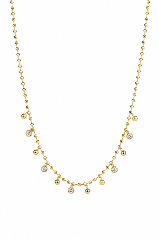 Bezel Dots Necklace